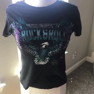 Black F21 Rock shirt